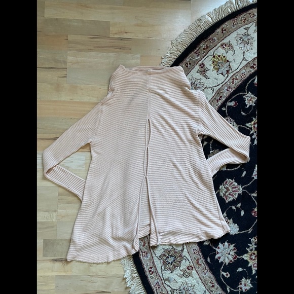 Free People Lover’s Split Ribbed Longsleeve - Picture 3 of 5